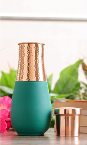 Botella de agua de cobre sólido de alta calidad para beber directamente y almacenar agua hirviendo para fiestas económicas - Product Image 5