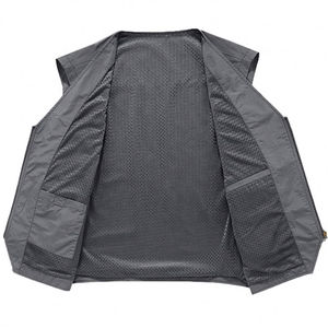Chaqueta de seguridad con 100% poliéster en tela a prueba de viento y transpirable Chaqueta de bombardero de seguridad de alta visibilidad Ropa de seguridad - Product Image 3