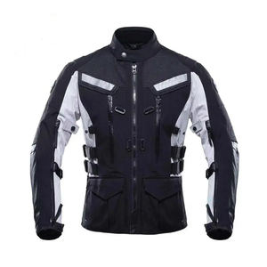 แจ็คเก็ตผ้าแคนวาสสำหรับขี่มอเตอร์ไซด์ของผู้ชายทรงสลิมมีสไตล์เลือกสีได้ตามต้องการ - Product Image 4