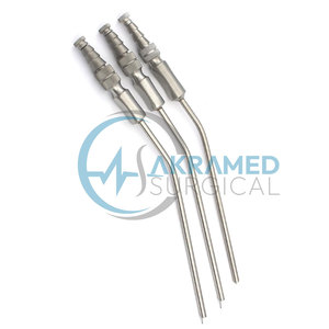 Tubes d'aspiration en acier inoxydable de haute qualité, manuels, réutilisables, légers, pour usage ORL, certifiés CE ISO, nouvelle arrivée, vente chaude - Product Image 1