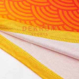 Uniforme de football d'été en polyester léger de haute qualité pour adultes, personnalisable avec logo et nom, séchage rapide, extensible, pour usage collectif - Product Image 5