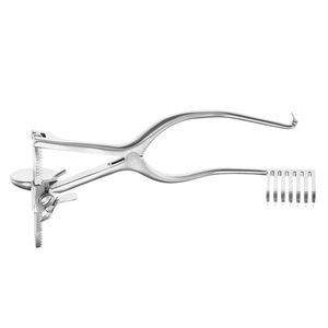 Écarteur Knighton côté droit 7 broches 35mm X 35mm 18cm Instrument chirurgical Écarteur Knighton Outil médical - Product Image 3