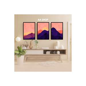 Set of 3 MDF Table with Quality Printing Frame Nature Colorful 36" <b>Art</b> <b>Prints</b> - Product Image 2