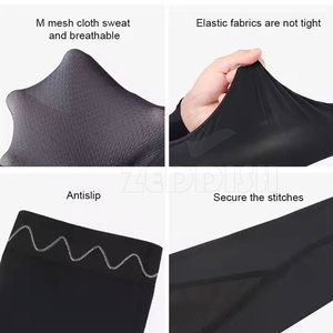 Manchons de bras pour hommes de haute qualité, séchage rapide, respirants, protection UV, en Spandex/Polyester, pour sports de plein air, vente en gros, OEM - Product Image 5