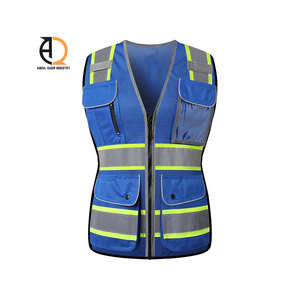 Chaleco de Seguridad de Alta Visibilidad para Hombre con Logotipo Personalizado, Todos los Colores, Multibolsillos, Reflectante, para Construcción - Product Image 2