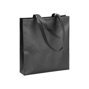 Borse Shopper Promozionali Eco-Friendly in R-PET con Soffietto per la Sostenibilità - Product Image 3