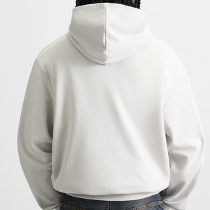 Solid Color Pullover Design <b>Hoodie</b> <b>For</b> Men High Quality Factory Rate Breathable Custom Logo Design With Hood And Kangaroo Pocket - Product Image 5