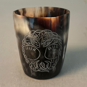 Fournisseur en gros de verre en corne de buffle nouvelle meilleure qualité Viking buvant du verre en corne véritable taille personnalisée et vente - Product Image 5