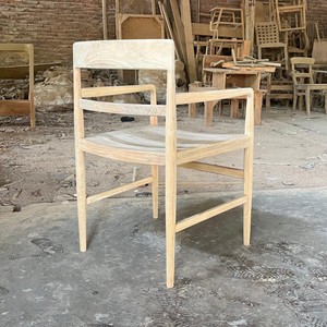 เก้าอี้ไม้สักแบบยั่งยืนทันสมัยมีคุณภาพสูงในสวนเก้าอี้พักผ่อนกลางแจ้งเฟอร์นิเจอร์รับประทานอาหารสำหรับวิลล่าสวนห้องนั่งเล่น - Product Image 5