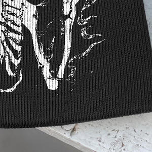Gorro de Punto Jacquard OEM con Logotipo Personalizado para Marca, Transpirable e Impermeable, para Eventos, Estilo Urbano, Playa, con Lazos y Puntos - Product Image 5