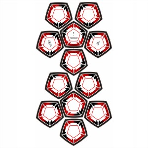 Balón de Fútbol de Alta Calidad de 12 Paneles, Personalizable, con Unión Térmica de Butilo, Estilo Clásico para Uso en Interiores/Exteriores, Nuevo - Product Image 2