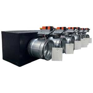 Plenum con conductos y unidad de control de persianas motorizadas Wi-Fi de 6 zonas con interfaz Siemens para sistemas HVAC - Product Image 5