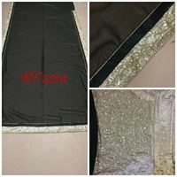 Qualité supérieure dernière conception Georgette fantaisie broderie séquence dentelle travail Saree élégant traditionnel soie Sari pour la vente en gros