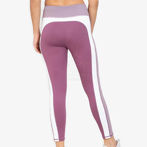 Femmes sans couture taille élastique Gym Fitness Legging motif solide taille moyenne entraînement vêtements de sport Yoga Leggings - Product Image 3