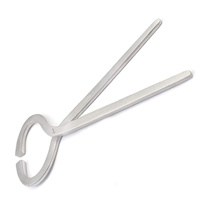 Probador de pezuñas de acero inoxidable hecho a medida, instrumento veterinario, herramientas de herrador, Salud de caballo ajustable duradera - Product Image 5