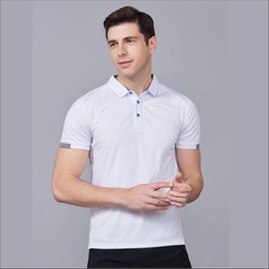 2025 Anti-rides à séchage rapide respirant grand à manches courtes pour polo-8 couleurs Fitness Golf Company Group marque revers - Product Image 2