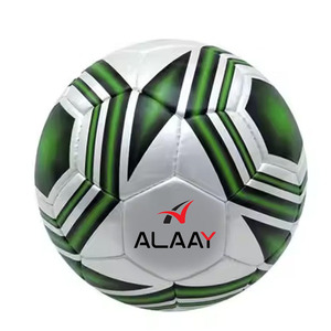 2025 THERMO BONDED BALL Alta calidad Nuevo diseño Tamaño 5 Material de PU Multicolor Cantidad a granel Su propio logotipo de marca para fútbol - Product Image 1