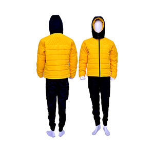 Veste matelassée coupe-vent pour hommes 100% veste matelassée chaude d'hiver en nylon vestes de vêtements personnalisés de haute qualité pour hommes - Product Image 5