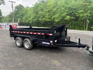 4-Wheel 3-5 Ton Farm <b>Trailer</b> 2-Wheel Dump Tractor with Low Price for Agriculture Motor As Core Component - Product Image 3