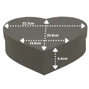 TRIHO-Caja de regalo con forma de corazón, Caja vacía para boda, TRb- 1473 - Product Image 2