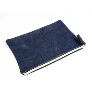 Astuccio Organizzatore per Trucchi Personalizzato in Cotone Denim - Product Image 2
