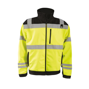 Vêtements de travail d'hiver haute visibilité en coton ignifuge, vestes OEM en gros, vêtements de sécurité pour la construction haute visibilité, unisexe, sublimation - Product Image 2