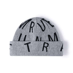 Bonnet d'hiver en tricot avec logo bonnets pour adultes personnalisés prix d'usine bonnets personnalisés vente en gros - Product Image 4