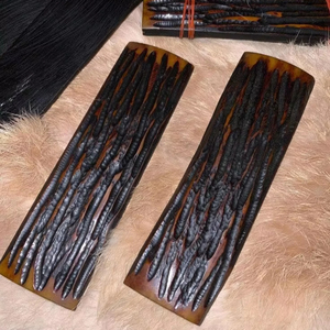 Cuerno de búfalo de agua, escamas con mango de cuchillo, Ágata Natural 100%, precio bajo, escamas coloridas de cuerno de búfalo para manualidades - Product Image 3