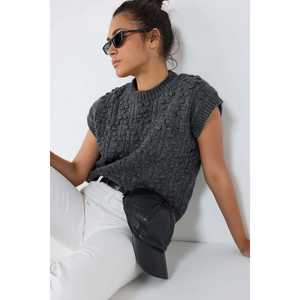 Pull pour femme gaufré - Product Image 2