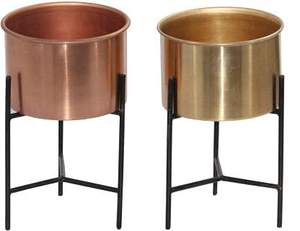 New Arrival Rose Gold Color Best Quality Durable Metal <b>Planters</b> With Customized Color and Size <b>for</b> Home Hotels and Malls - Product Image 5