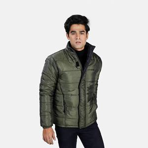 Chaquetas acolchadas para hombre con Cuello de piel de burbuja de pato, servicio OEM, tarifas de fábrica, chaqueta acolchada de invierno personalizada de alta calidad para hombre - Product Image 3