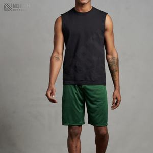 Pantalones Cortos Deportivos de Algodón y Poliéster Hechos en Fábrica con Bolsillos, Transpirables, de Lona, para Gimnasio y Entrenamiento de Verano, para Correr y Trotar, para Hombre - Product Image 2