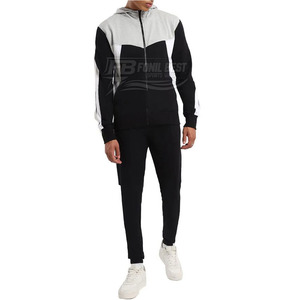 Wholesale Price Best Quality Men Plus Size Hooded Solid 100% Cotton Fleece Eco-Friendly Tracksuit Outdoor Winter Wear - Product Image 1