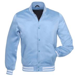 Chaqueta Bomber de satén auténtica: tela ligera y transpirable, ideal para ropa informal de moda y eventos especiales - Product Image 1