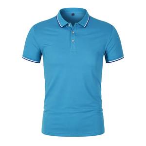 T-shirt en coton avec logo personnalisé T-shirt décontracté à manches courtes pour homme OEM ODM T-shirt uni Fabricant de gros Polos grande taille pour homme - Product Image 5