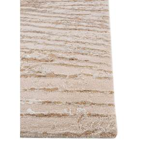 Alfombra Entropy Ivory de Lana y Seda de Bambú Anudada a Mano, 10 mm de Grosor, Rectangular, con Patrón Abstracto para el Hogar o Pasillo, Modelo Esk-465, Hecha a Mano - Product Image 4