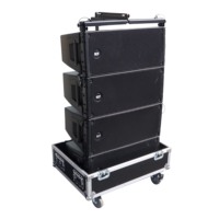 X-BASON pour 4x HDL30 HDL20 JBL SRX910LA DAS SARA100, Flight Case universel pour enceintes Line Array