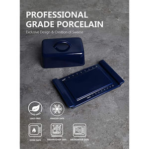 Beurrier avec poignée couvercle grand gardien de beurre élégant maison hôtel et restaurant fournitures à un prix attractif - Product Image 2