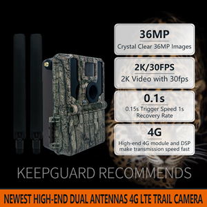 4G a doppia Antenna per visione notturna della fauna selvatica telecamera a infrarossi 36MP 2K accessori per la caccia all'aperto Waterproof nascosta scheda SD - Product Image 2