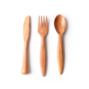 Ensemble de service à salade en bois de manguier moderne pour l'artisanat, taille personnalisée, design fait main, ensemble de couverts pour la maison et le restaurant - Product Image 4
