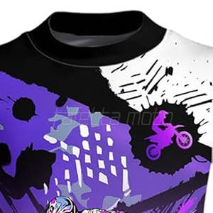 Diseño de manga larga de alta calidad disponible en pedido a granel Camiseta de motocross de poliéster hecha en Pakistán - Product Image 4