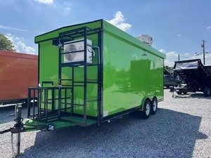 รถขายอาหารเคลื่อนที่แบบมีรถเทรลเลอร์สำหรับจัดเลี้ยงอาหารติดถนนได้รับการรับรอง CE - Product Image 5