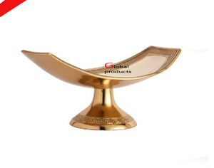 Tazón de tuerca de acero inoxidable con acabado dorado de aspecto clásico para restaurante y bar de hotel - Product Image 3