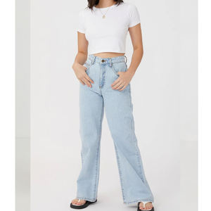 Pantalones Vaqueros Ajustados de Mezclilla para Mujer, Estilo Cargo con 6 Bolsillos, Transpirables, Ropa Urbana de Verano, Vaqueros Rotos, Tallas Grandes, Venta al Por Mayor - Product Image 4