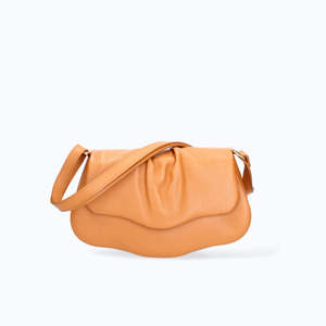 Bolso cruzado estructurado en cuero genuino Dollar - Hecho en Italia - Art. 24014 - Product Image 1