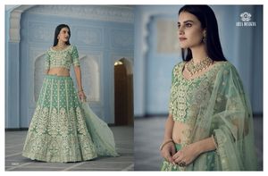 ชุดเลเฮนกาโชลีงานแต่งงาน ชุดเลเฮนกาโชลีงานแต่งงานแบบแฟนซี ชุดเลเฮนกาโชลีสำหรับงานแต่งงาน - Product Image 6