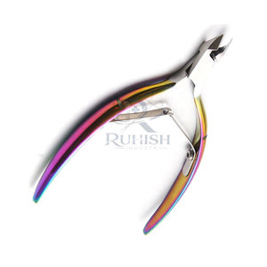 Modern Luxury Design Curved Stainless Steel Cuticle Nippers with Wide Jaw Opening for Professional <b>Nail</b> Care Beauty <b>Equipment</b> - Product Image 6
