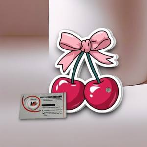 Plateau magnétique pour cils en acrylique solide avec nœud rose, cerise, papillon, fleur, cœur, extension de cils personnalisée, outil de beauté avec étiquette privée - Product Image 5