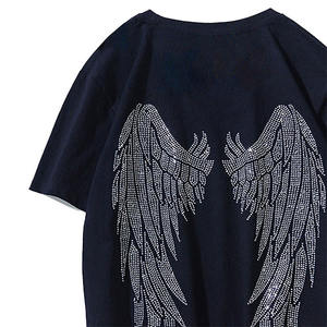 เสื้อยืดผ้าฝ้ายแขนสั้นลายกราฟิกสำหรับผู้ชายเสื้อยืดผ้าฝ้าย100% กราฟิกประกายเพชรออกแบบโลโก้ได้ตามต้องการ - Product Image 3