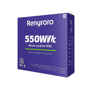 Panneau solaire monocristallin PERC bifacial Rendono 550W pour toiture industrielle - Product Image 2